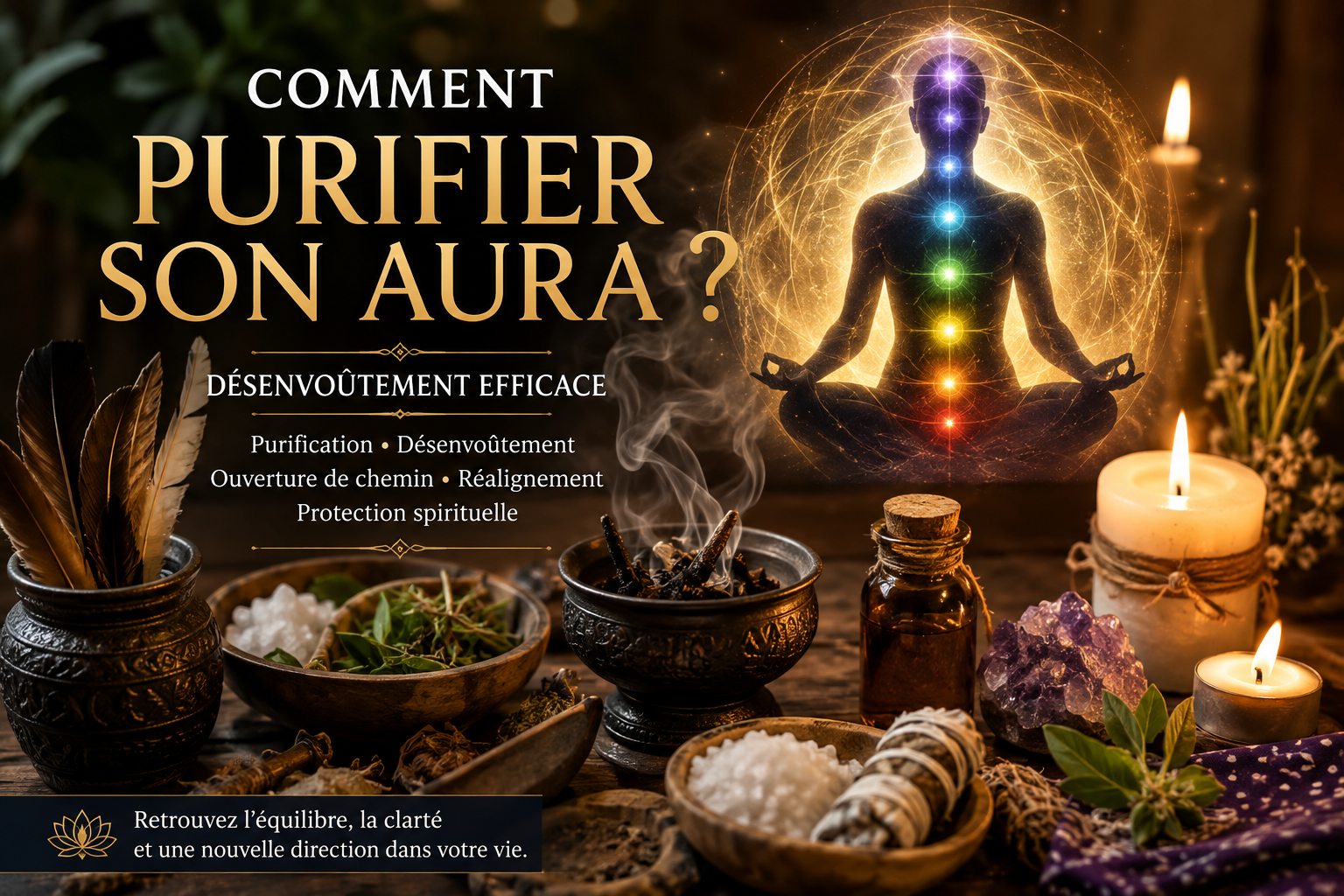Comment purifier son aura ? Désenvoûtement efficace | Jacob DOM-TOM