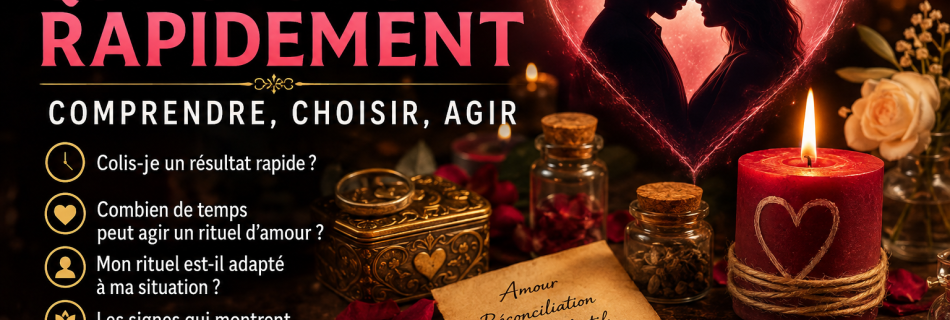 Rituel d’amour qui fonctionne rapidement | Jacob DOM-TOM